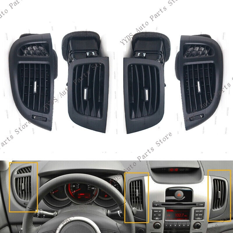 Set for Kia Forte Cerato Koup 2008-2013 Front Dash Board Air Conditioner Outlet