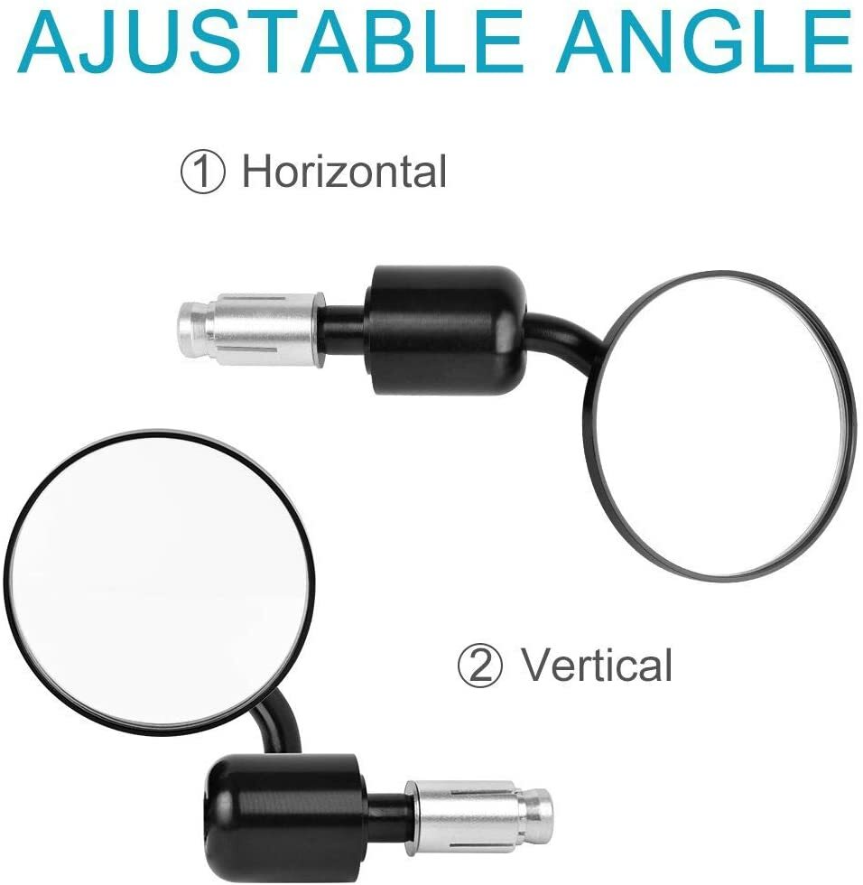 7/8 22MM Motorcycle Handlebar Bar End Rear View Side Mirrors For Honde for Yamaha