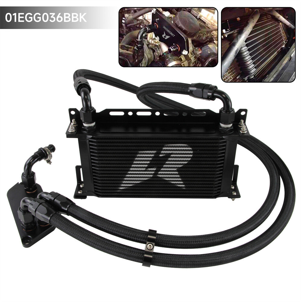 19 Row AN10 Oil Cooler Kit for BMW 3 series F30 F31 N20 328i + Mounting Bracket