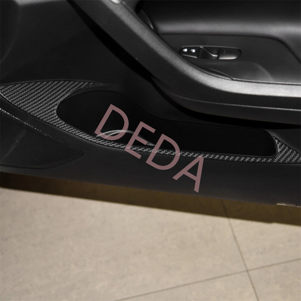 Carbon Fiber Front Door Armrest Storage Panel Trim for Nissan Altima Teana 13-18