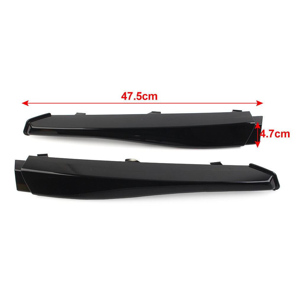 Front Bumper Lower Grille Insert Cover Trim FIT for Jaguar XF 2008-2011 CU0381BL