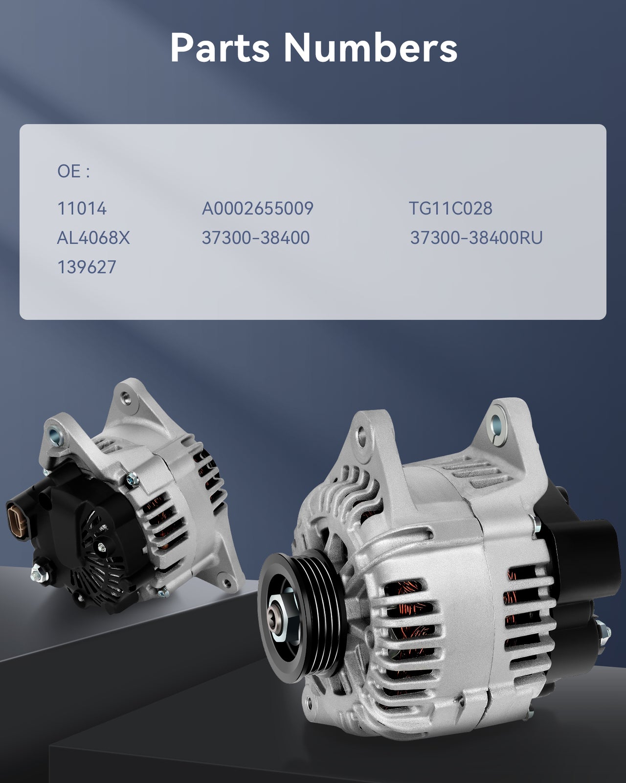 New Alternator 12V for 2003-2005 for Kia Magentis 2.4L for Kia Optima 2.4L A0002655009