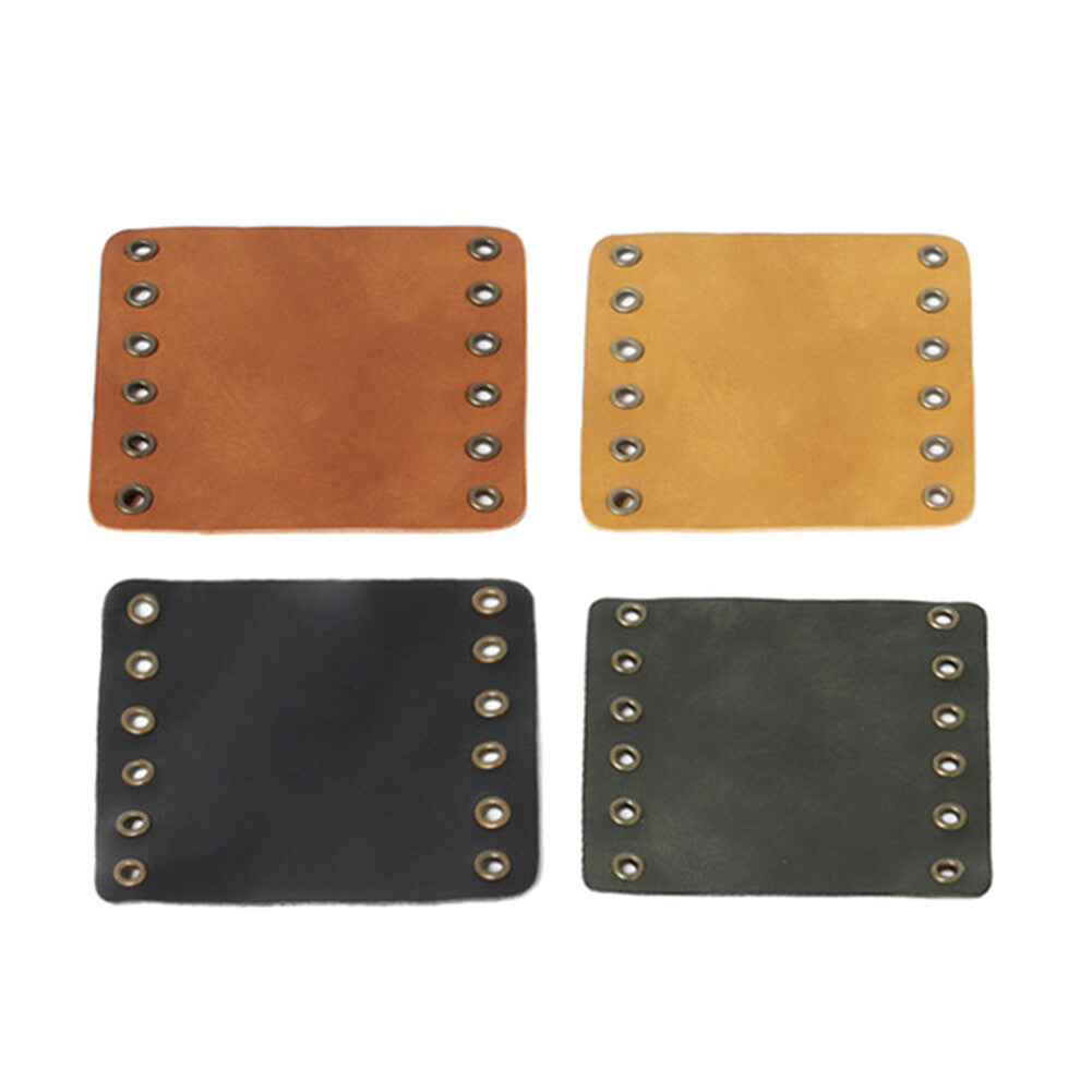 Motorcycle Leather Hand Grips Covers Retro Wraps Protector Fit for Harley Cafe Racer