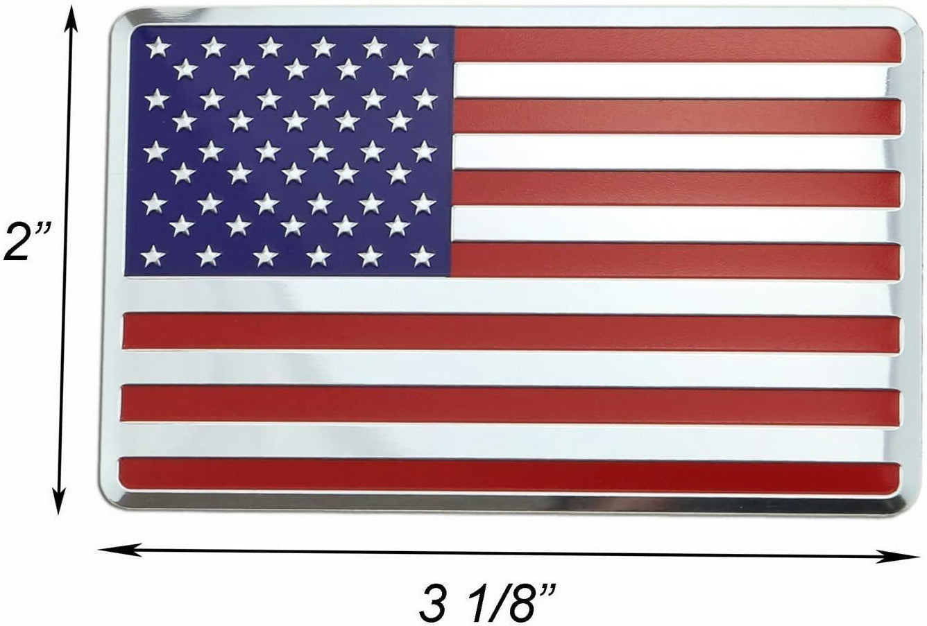 Car side fender rear trunk badge sticker American flag for Jimsy