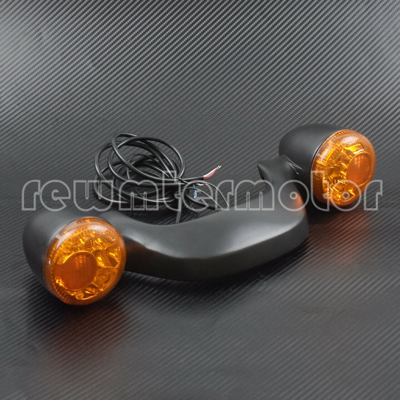 Black Rear LED Brake Light Turn Signal Bar Fit for Harley FLHX Road Glide 10-22