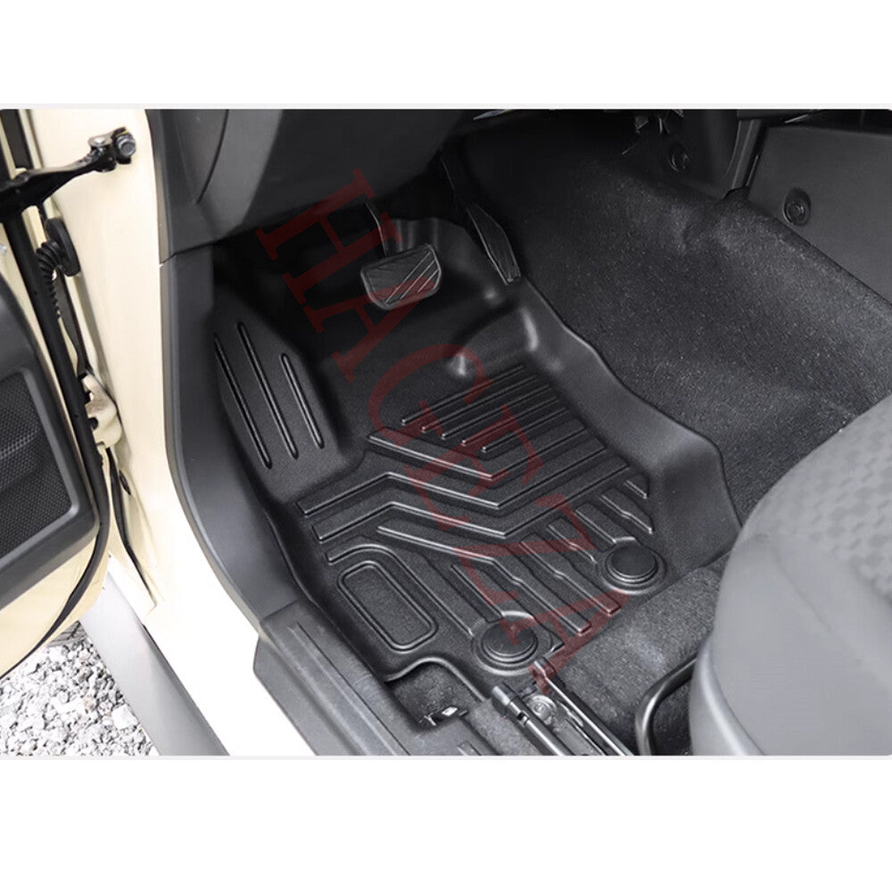 TPE Floor Mats Liners for Suzuki for Jimny 4Door Automatic Gear Right Hand Drive3pcs
