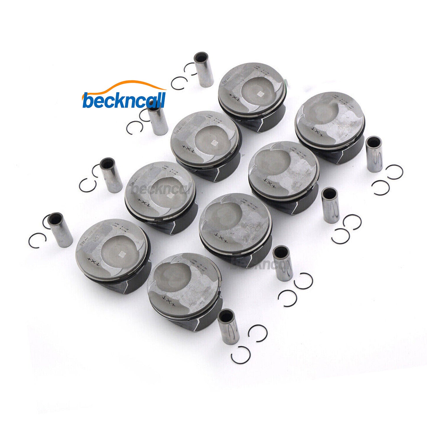 8PCS Pistons Rings Kit ¦µ96mm for Cayenne for Panamera S GTS 957 970 4.8L V8 07-19