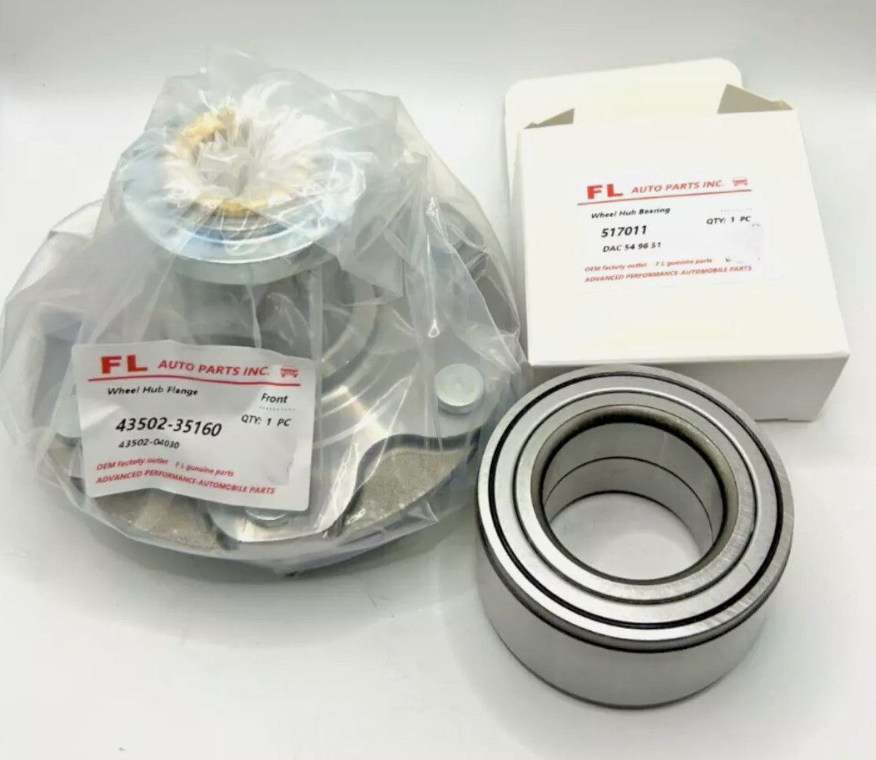 Front Wheel Hub Bearing For 2001-2007 for Toyota Sequoia 4WD 43502-35160 One Side