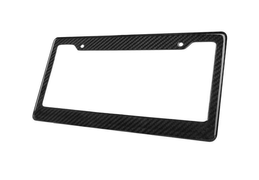 Car license plate cover, frame cover, front and rear carbon fiber wide roof suitable for Kia for Lexus