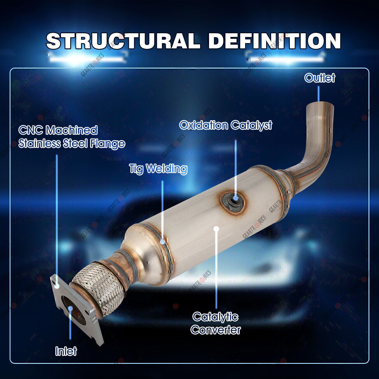 Catalytic Converter Fits for Chrysler Town Country for Dodge Grand Caravan 3.3L 3.8
