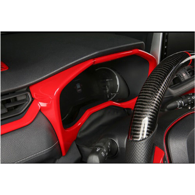 Fit for Toyota RAV4 2019-2023 Glossy Red Car Interior Decoration Full Set Cover