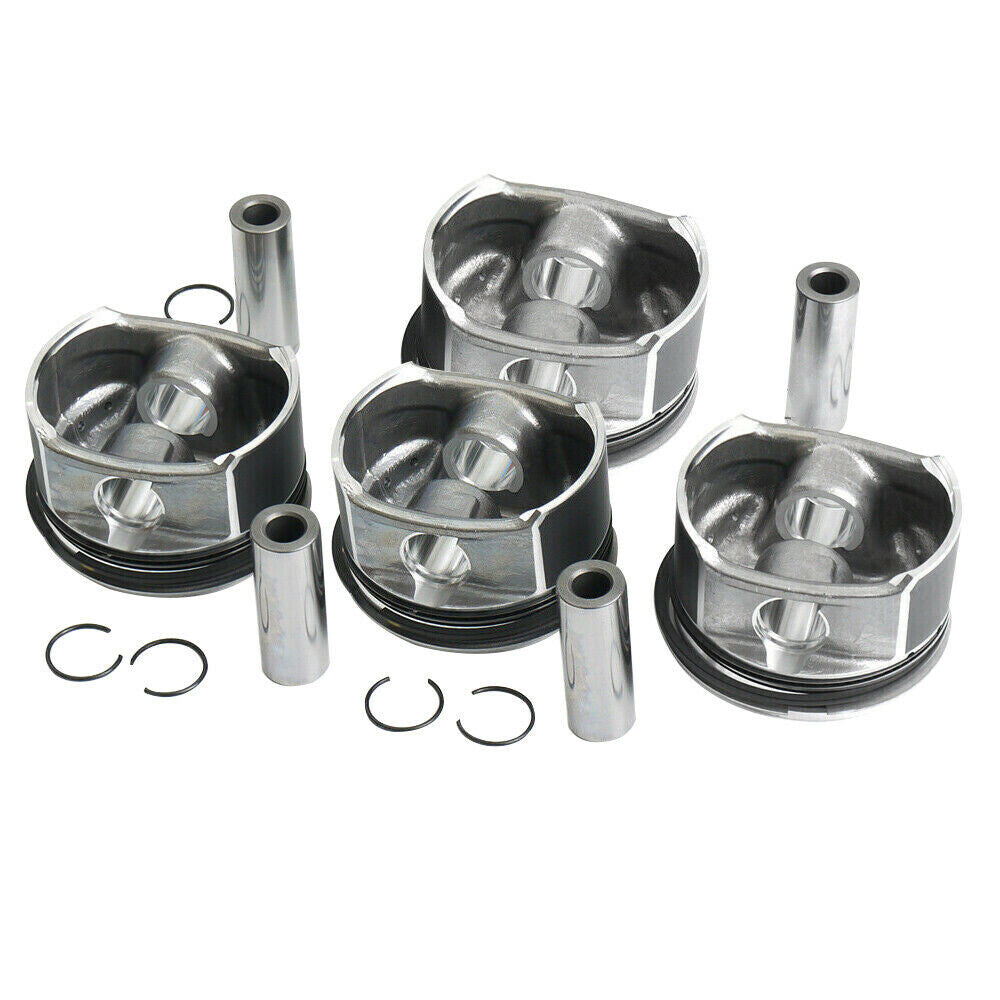 4 Pistons Rings Set ¦µ82mm for Mercedes-Benz W203 W204 A209 C200K M271 1.8L US
