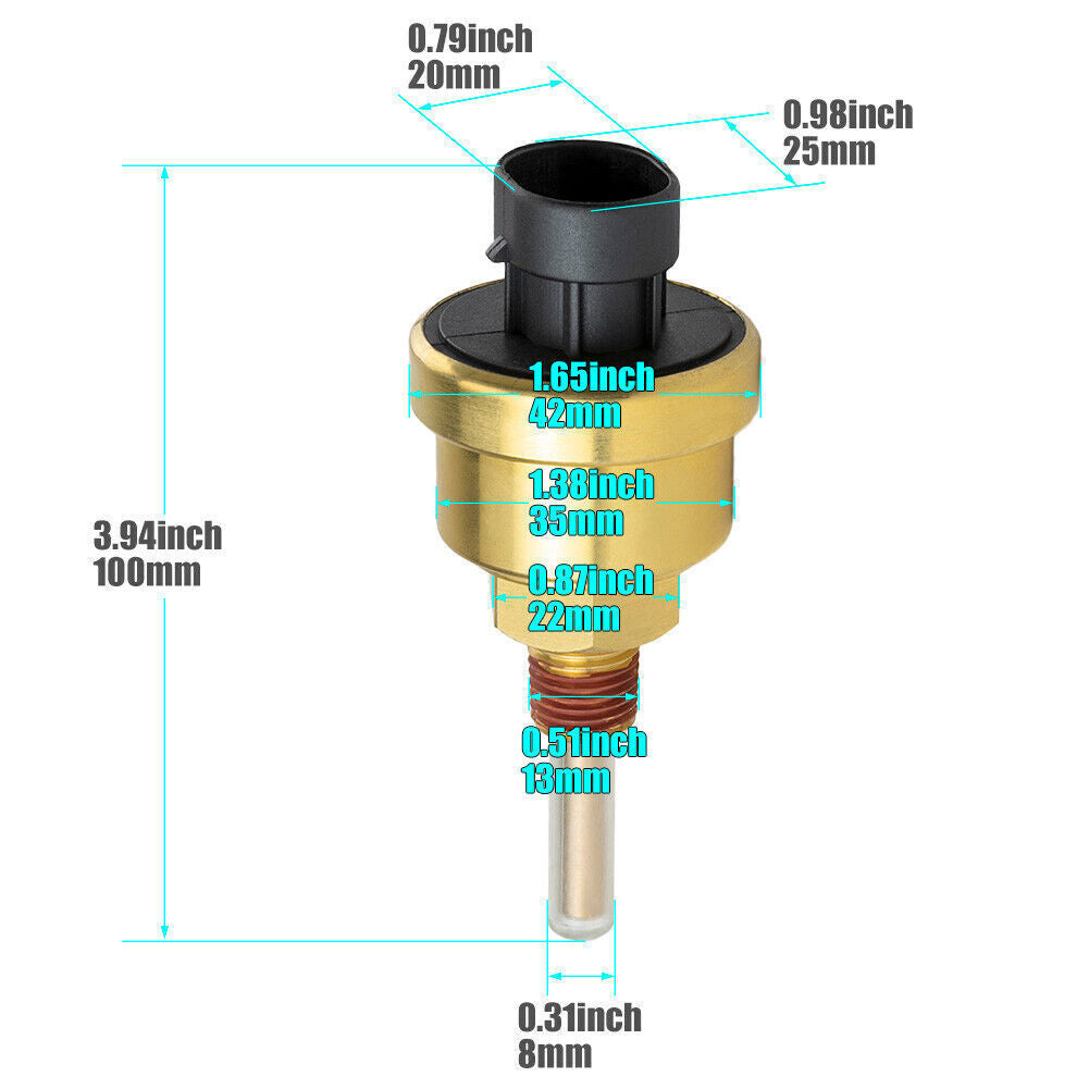 4 Pins Coolant Fluid Level Sensor for Volvo VNL VNM WIA for GMC 4903489 4903489 New