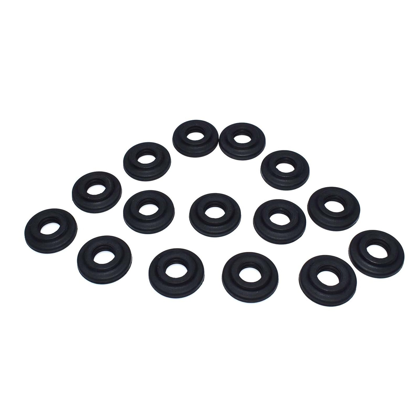 15PCS Black Valve Cover Bolt Seals 11121437395 for BMW E34 E36 E39 E46 E53 E60
