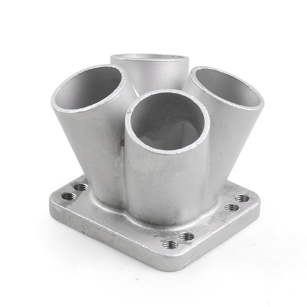 Stainless 4-1 Cylinder Manifold Header Collector Merge For T3 T4 Turbo Flange
