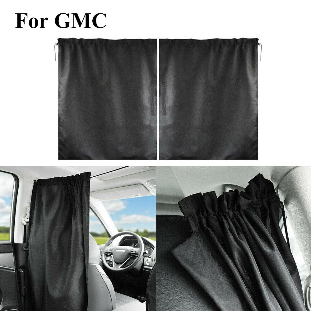 2x Car Divider Curtain Side Window Privacy Anti UV Sun Shade for GMC Accessories