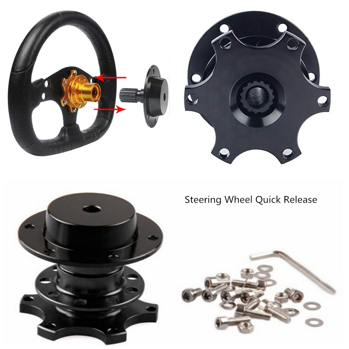 Boss Kit for Quick-Release Wheel Adapter Clips for General Motors Racing Cars