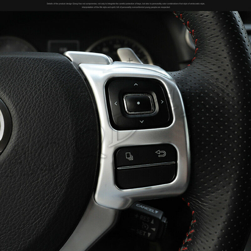 Matte Silver Steering Wheel Moulding Cover for LEXUS NX200T 300H 300 2015-2021