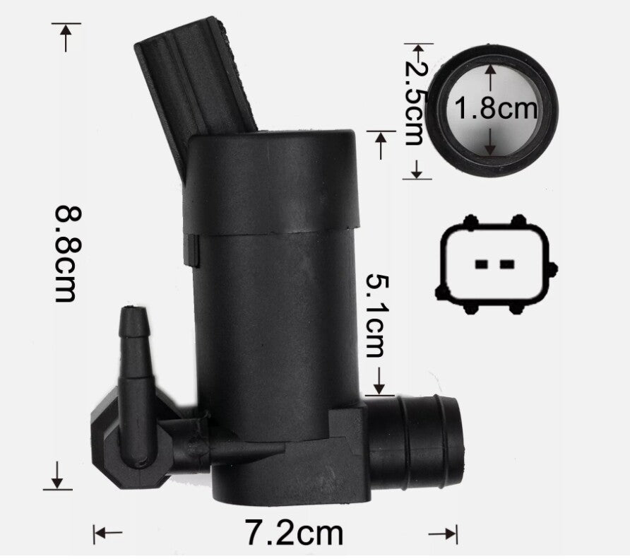 for Volvo for Ford 30699952 Twin Outlet Motor Front Rear Windscreen Washer Pump