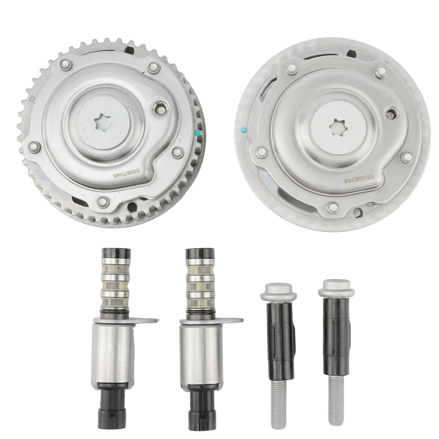 2-piece intake and exhaust camshaft adjuster for Vauxhall Astra 1.8/1.6 2004-2012 models.