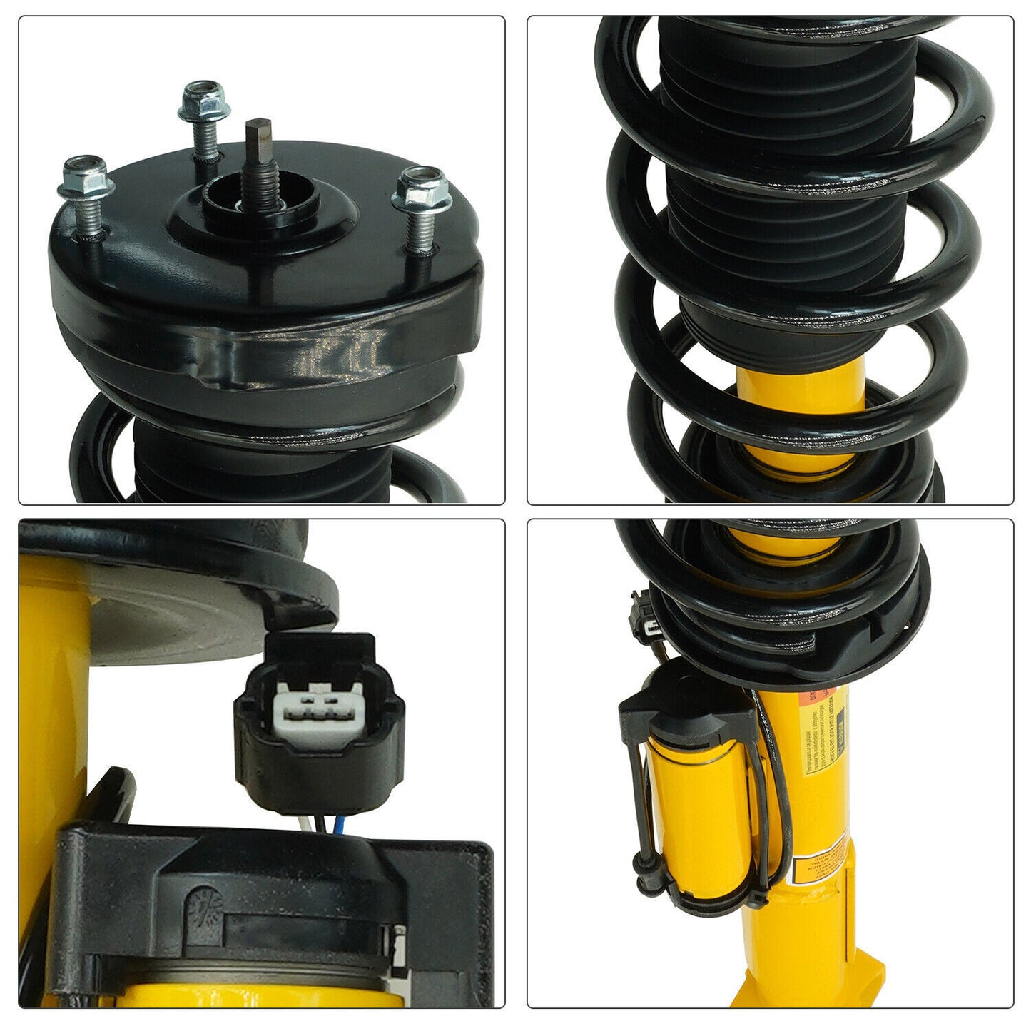 A pair of rear right + left shock absorbers with adaptive damping for Lexus RX350 RX450h (2016-19)