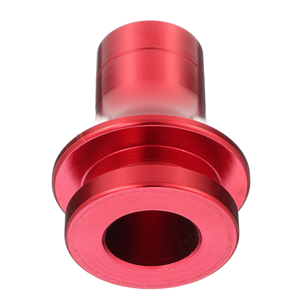 RED SHIFT KNOB BOOT RETAINER/ADAPTER FOR MANUAL GEAR SHIFTER LEVER 10X1.25