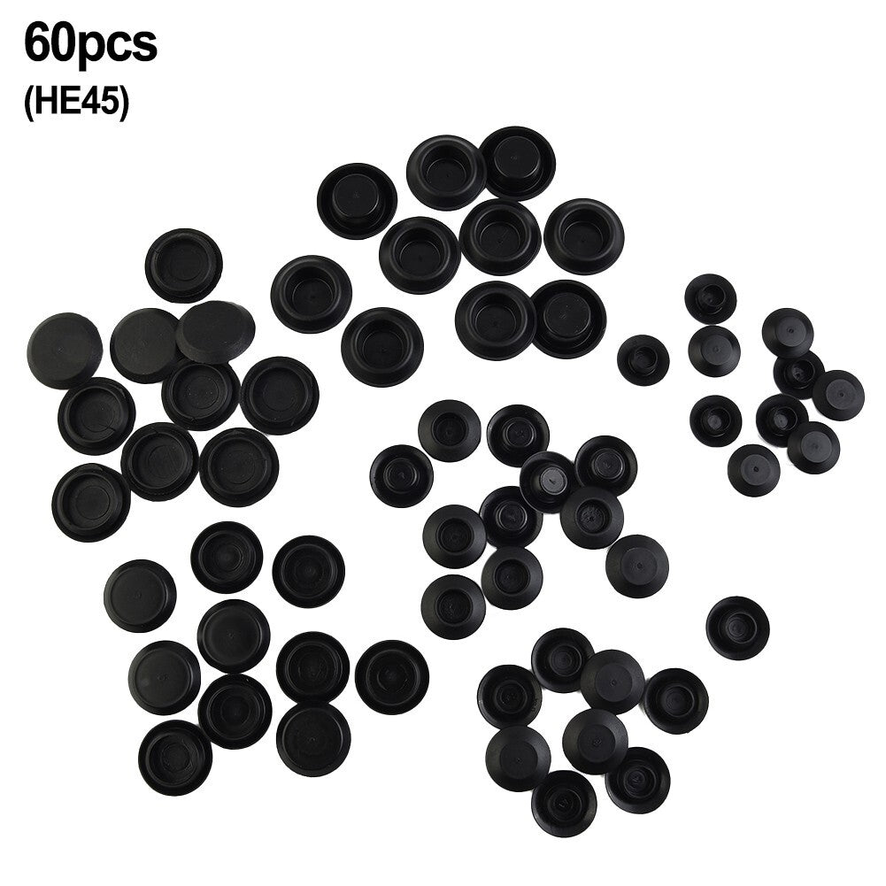 Flush Mount Hole P-lug Assortment 60 Pieces For Car Vehicle Auto Body