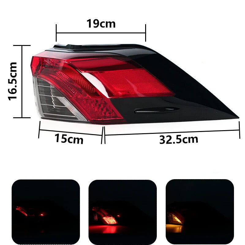 Pair for Toyota RAV-4 RAV4 2019-21 US Versione Car Side Rear Tail Light Assembly