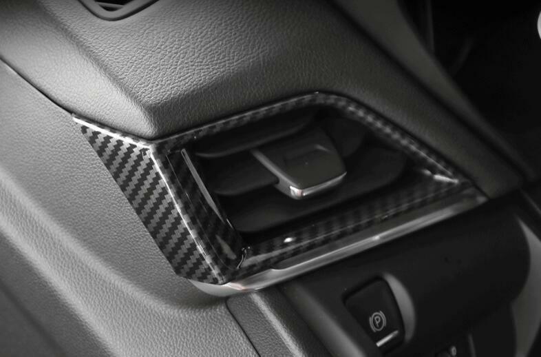 for Cadillac CT4 CT4-V 2020-2023 Carbon Fiber Console LR Air Outlet Vent Frame