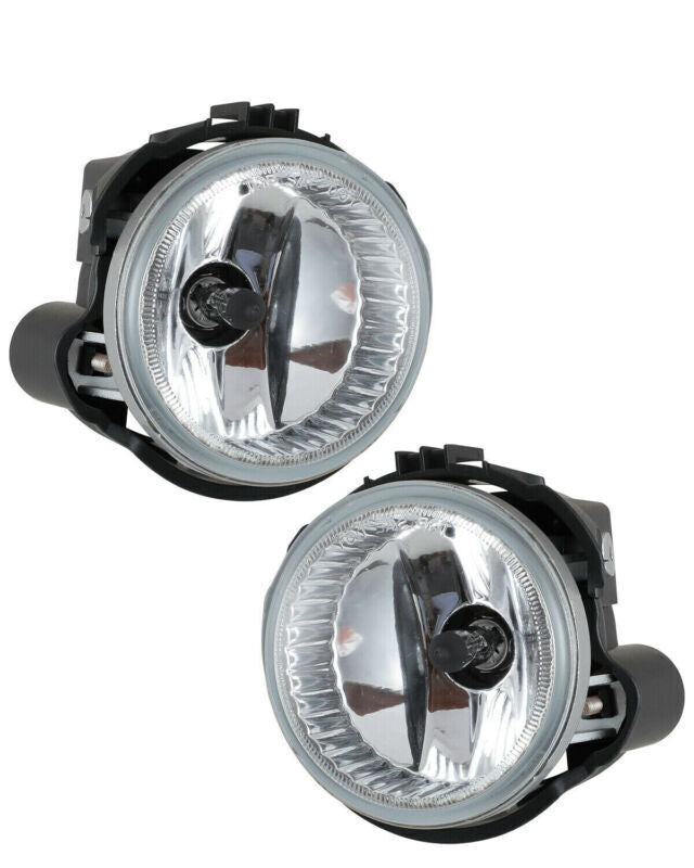 Front Clear Fog Lamp Fog Lamp Cover Trim Set for Subaru Forester 2008-2012