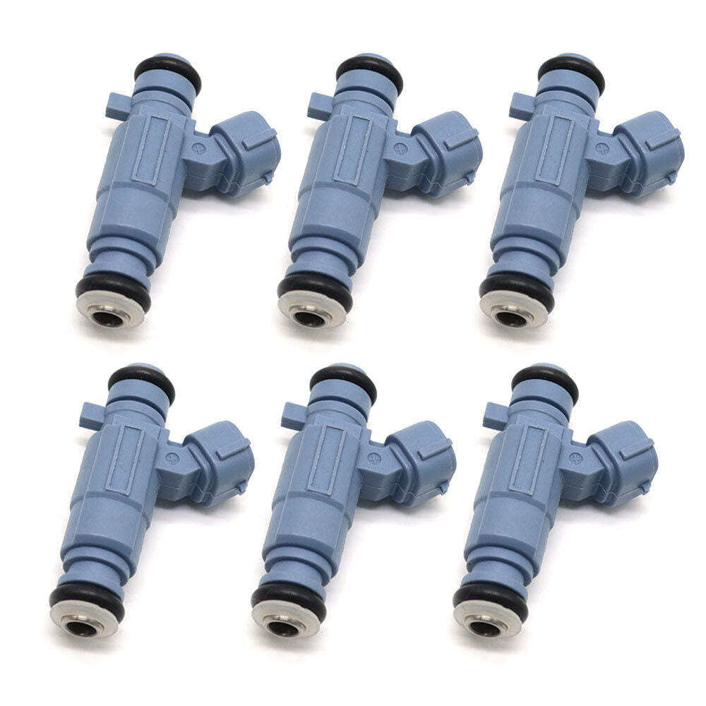 Set of 6 Fuel Injectors 842-12256 For 2001-2006 for Hyundai Santa Fe 2.4L 3531038010