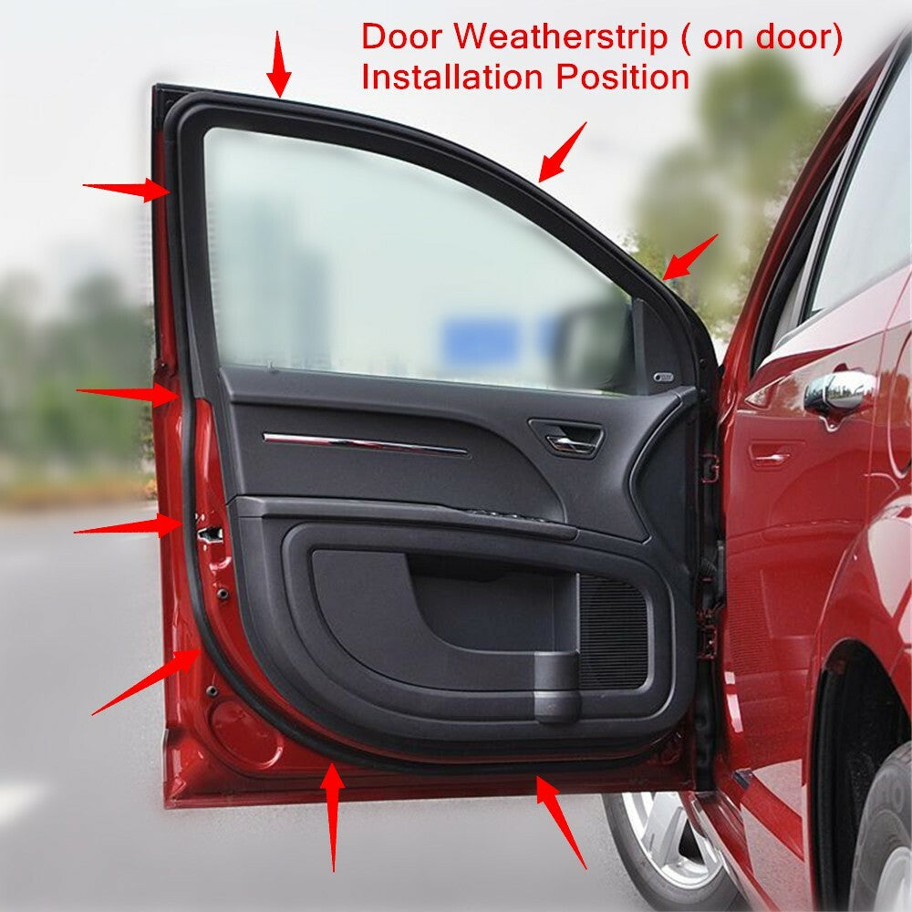 Door Weatherstrip 1-piece set (4 pieces) Opening seals for CIVIC Sedan 2012-2015