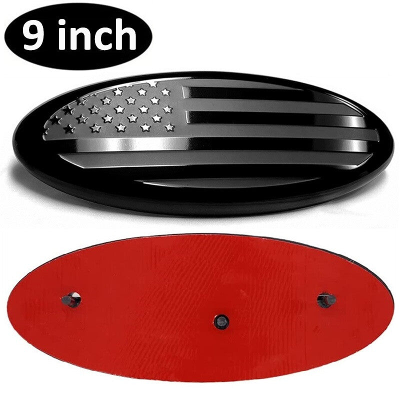 9inch Black Front Grille Oval Emblem Fits for ford F150 F250 F350 Accessories US