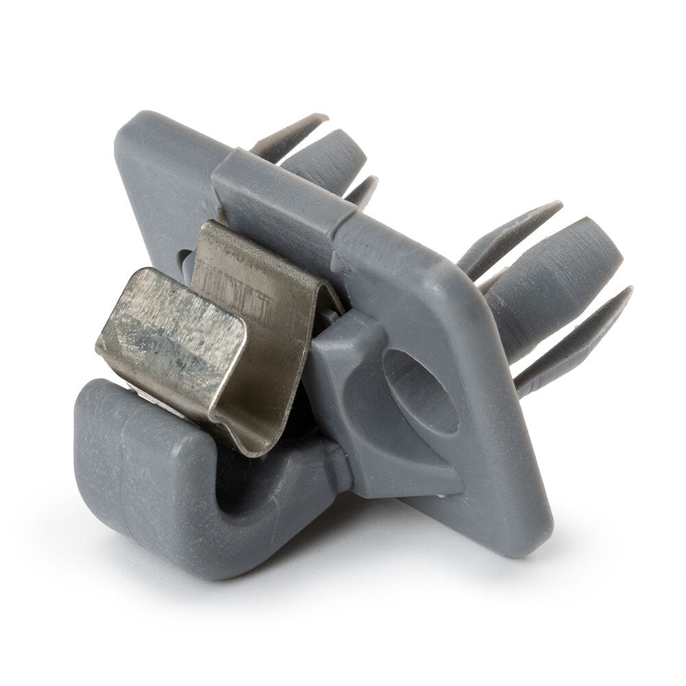 2X Gray Sun Visor Bracket Hook Clip Hanger Fit for Audi A3 S3 for A4 S4 for A5 S5 8U0857562