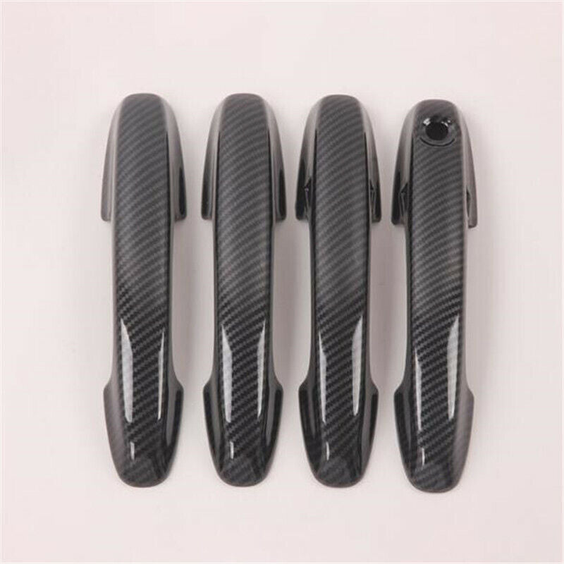 Fit for ford Escape 2020 2021 Carbon Fiber 4PCS Exterior Door Handle Cover Trim