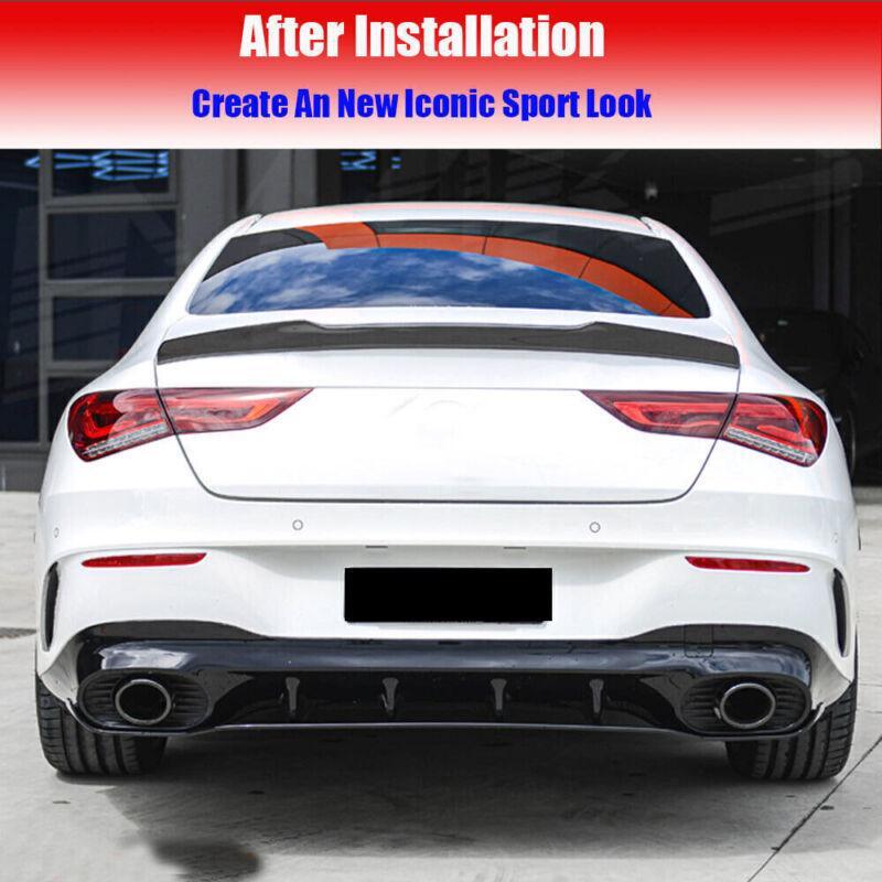 CARBON rear trunk boiler wing suitable for Mercedes-Benz CLA W118 C118 CLA35 CLA45 2019-2022