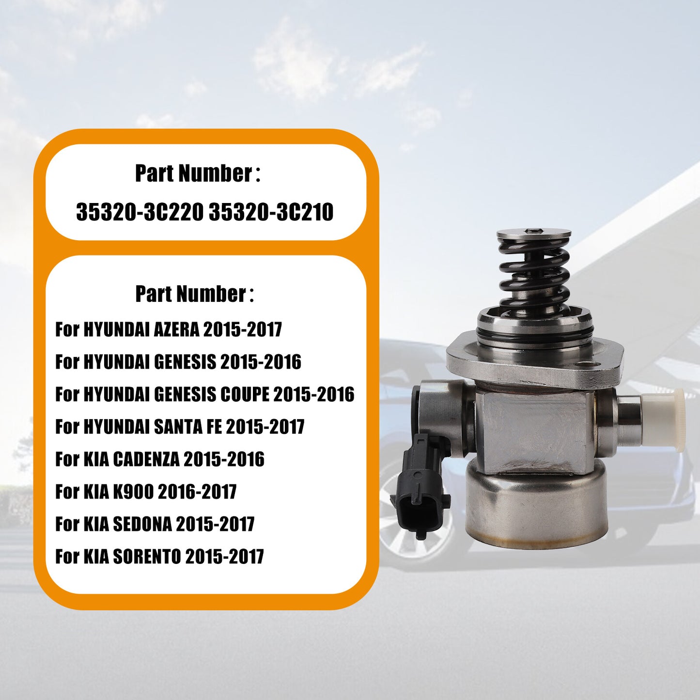 2014-2019 HIGH PRESSURE PUMP for HYUNDAI AZERA for KIA SORENTO 3.3L 3.8L 35320-3C220