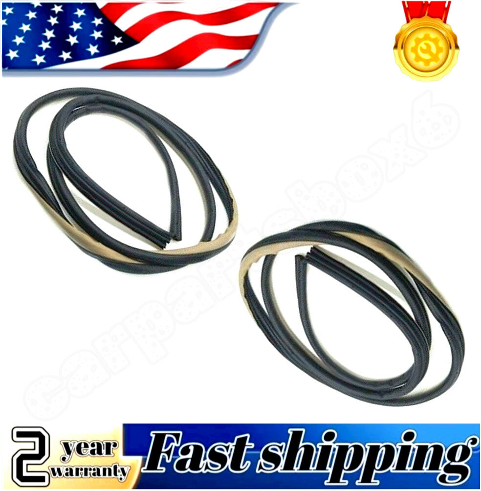 Front R L door rubber Weatherstrip body sealant for Honda Accord sedan 03-2007