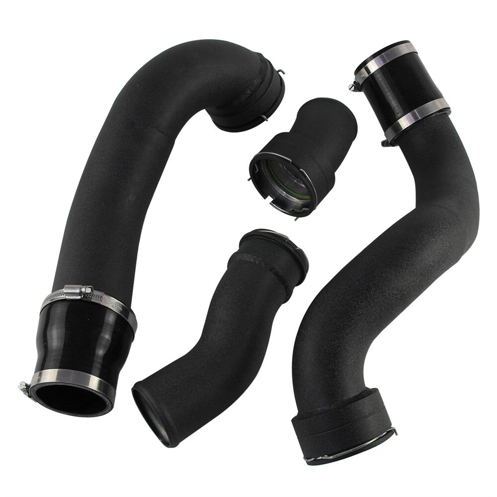 Aluminum Charge Pipe + Boost Pipe Hose Kit for BMW F07 F10 535i 640i 740i N55