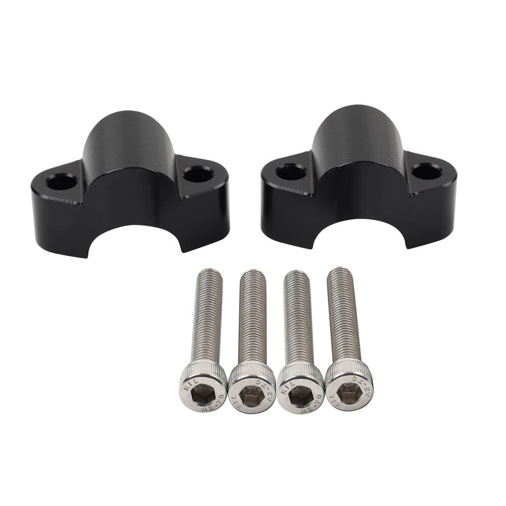 1 1/8 28mm Handlebar Riser Clamp Mount Bracket Black For CFMOTO 800MT 21-23