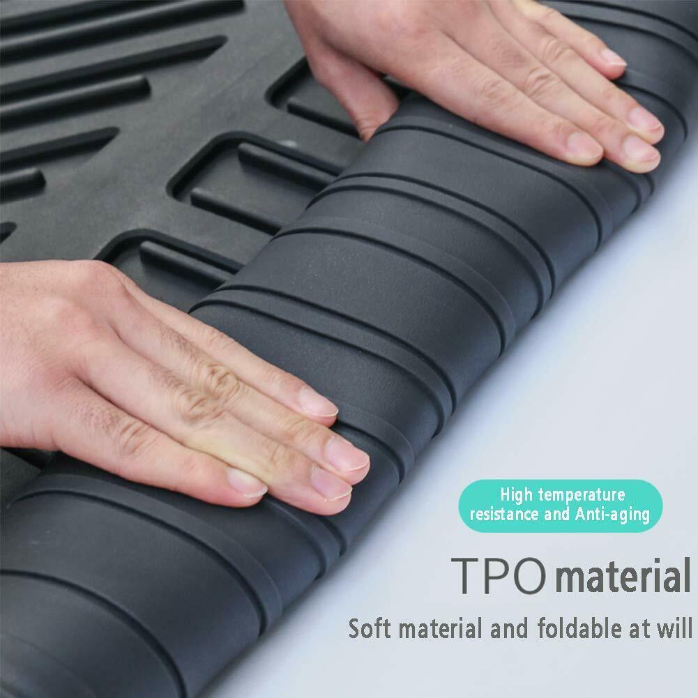 for Kia Seltos 2020-2023 Car Cargo Liner Trunk Floor Mat TPO Waterproof Pad Tray