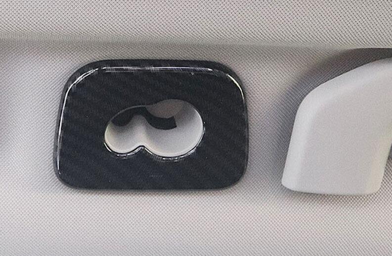 Fit for Volvo XC90 2016-2022 2023 ABS Carbon Fiber Roof Sunroof Hook Cover Trim