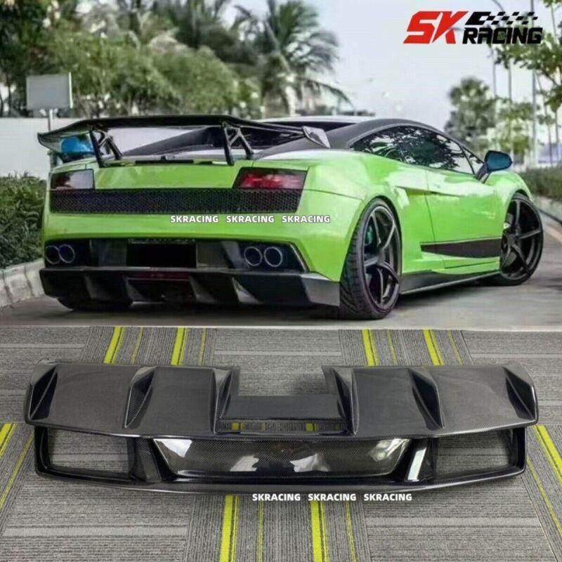 Carbon fiber rear bumper diffuser lip suitable for Lamborghini Gallardo LP560 LP570 LP550