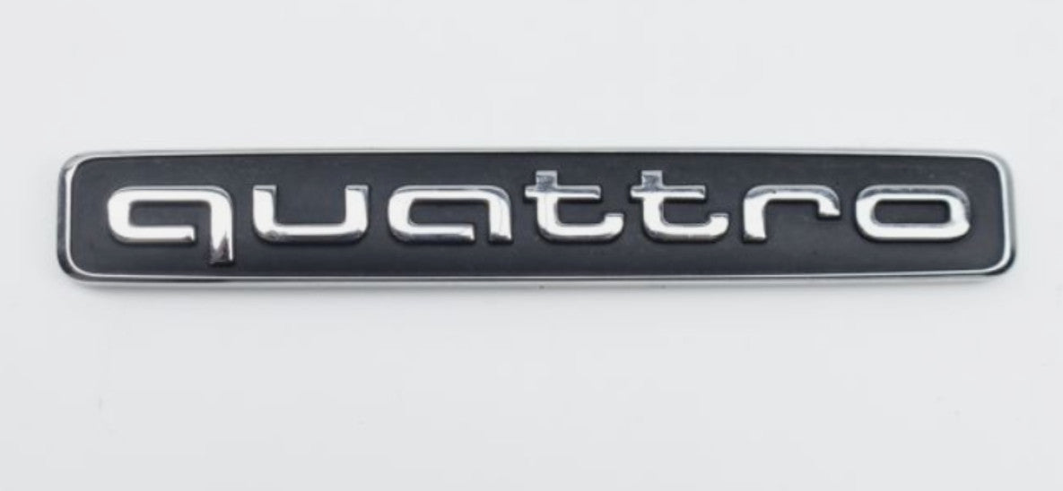 Suitable for Audi RS7 front grille, trunk badge cover, rear boot, Quattro badge chrome plating