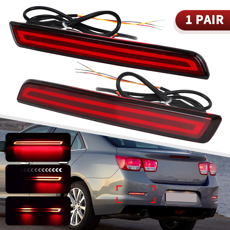 LED Rear Bumper Reflector Brake Tail Light Lamp for Chevrolet Malibu 2013-2015