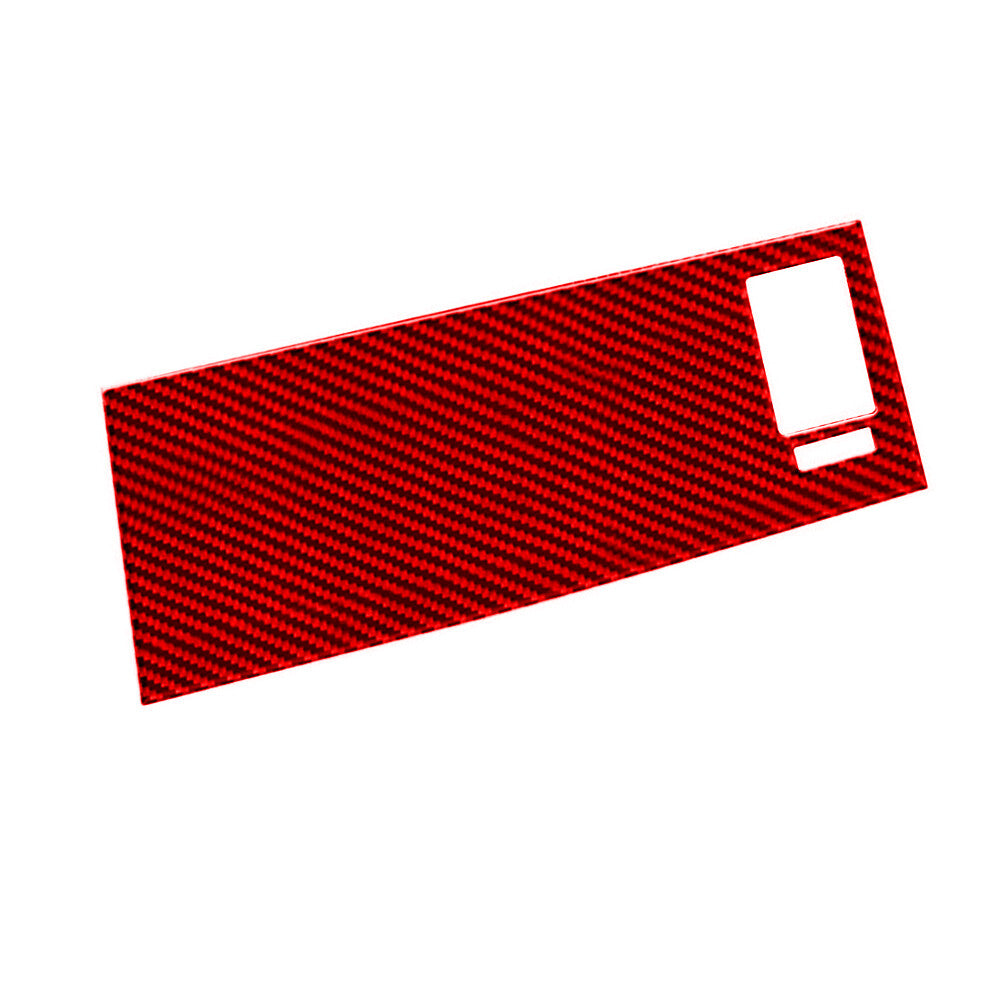 Red Carbon Fiber Passenger Dashboard Panel Cover Trim for Mazda CX-9 2010-2015