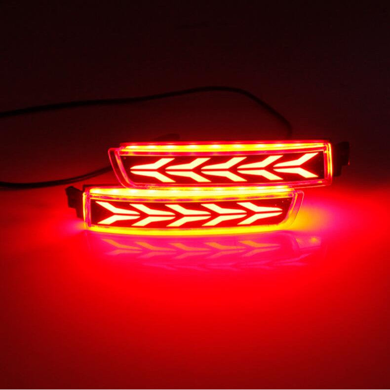 for Nissan Sentra 2013-2019 LED Rear Fog Light Tail Bumper Light Sets Replace 2X