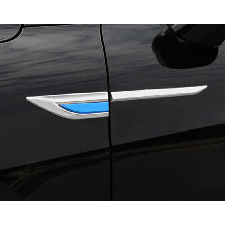 for Kia K5 2021-2023 3D Chrome Side Door Hood Fender Vent Air Wing Cover trim 4X