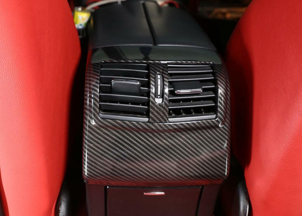 Carbon Fiber ABS Rear Air Vent Outlet Trim for Mercedes Benz E Class 12-15 W212