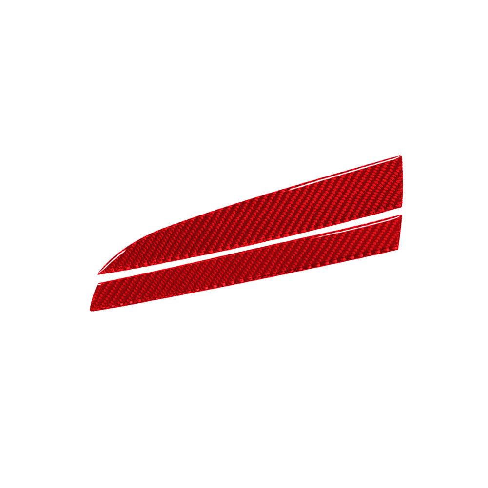Red Carbon Fiber Passenger Dashboard Cover Trim for BMW X3 F25 X4 F26 2011-17